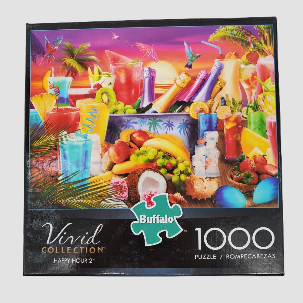 Buffalo Games Vivid Collection Happy Hour 2 1000 Piece Jigsaw‎ Puzzle 11700 New